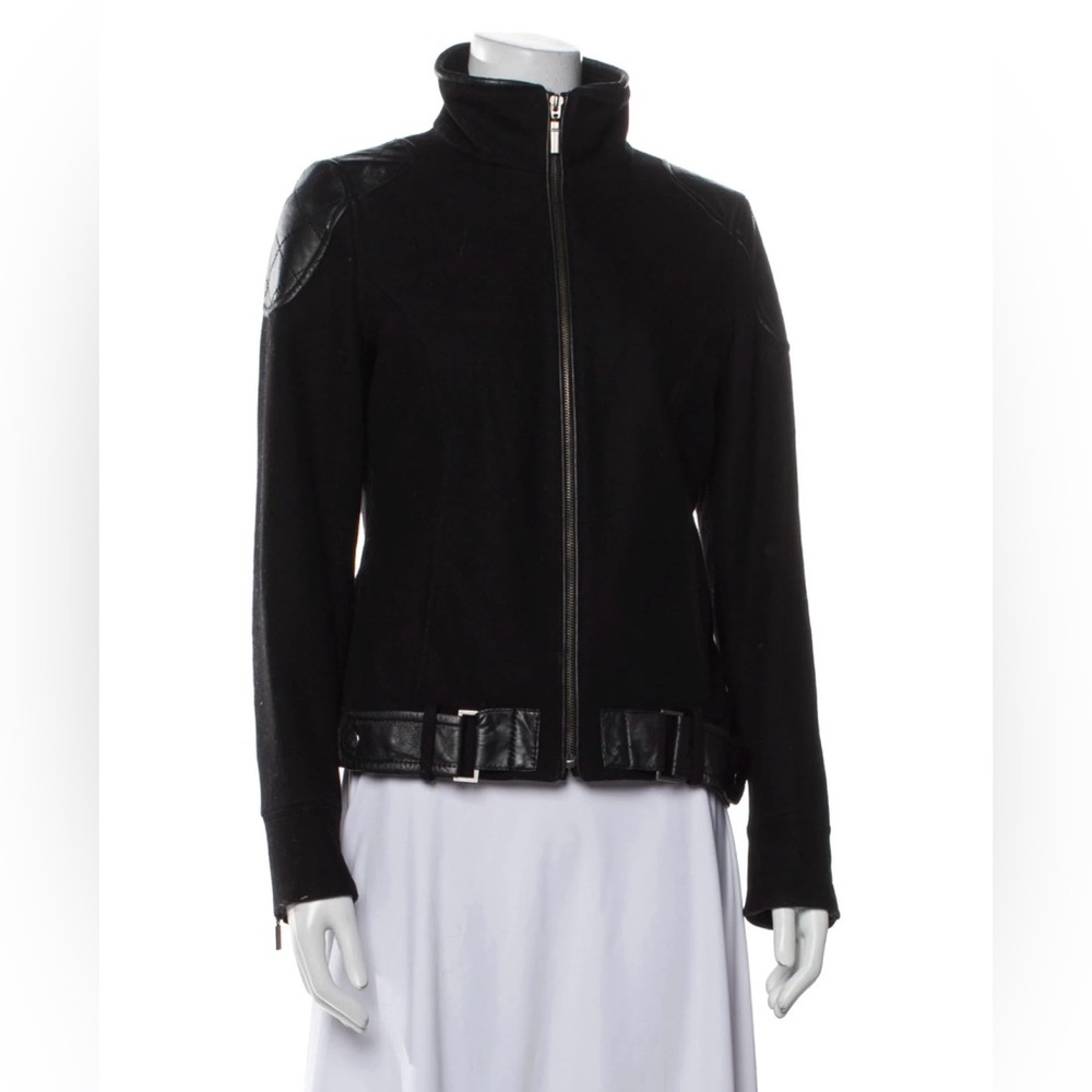Trina Turk Black Wool Jacket Sz Small